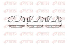 Sada brzdových destiček, kotoučová brzda KAWE 0771 22