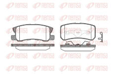 Sada brzdových destiček, kotoučová brzda KAWE 0803 02