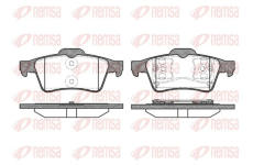 Sada brzdových destiček, kotoučová brzda KAWE 0842 00