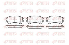 Sada brzdových destiček, kotoučová brzda KAWE 0970 02