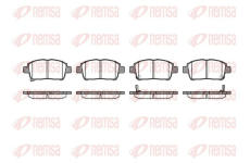Sada brzdových destiček, kotoučová brzda KAWE 0971 02