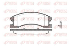 Sada brzdových destiček, kotoučová brzda KAWE 0973 02