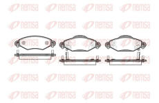 Sada brzdových destiček, kotoučová brzda KAWE 0978 02