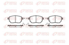 Sada brzdových destiček, kotoučová brzda KAWE 0985 02