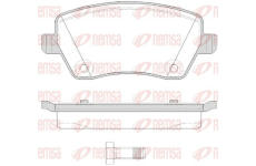 Sada brzdových destiček, kotoučová brzda KAWE 0987 22