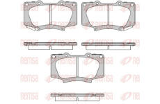 Sada brzdových destiček, kotoučová brzda KAWE 0988 22