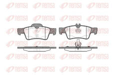 Sada brzdových destiček, kotoučová brzda KAWE 0991 00