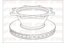 Brzdový kotouč KAWE NCA1012.20