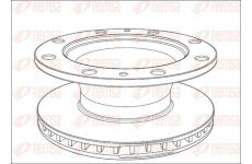 Brzdový kotouč KAWE NCA1014.20
