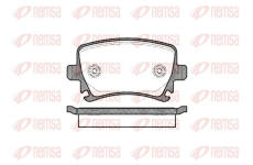 Sada brzdových destiček, kotoučová brzda KAWE 1031 00