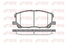 Sada brzdových destiček, kotoučová brzda KAWE 1039 00