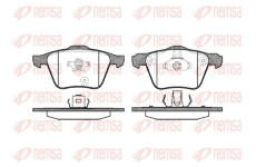Sada brzdových destiček, kotoučová brzda KAWE 1043 00