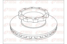Brzdový kotouč KAWE NCA1045.20