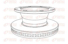 Brzdový kotouč KAWE NCA1124.20