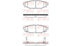Sada brzdových destiček, kotoučová brzda KAWE 1136 22