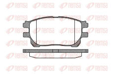Sada brzdových destiček, kotoučová brzda KAWE 1143 00