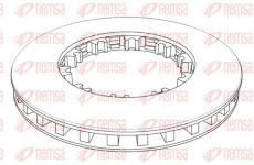 Brzdový kotouč KAWE NCA1143.21