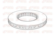 Brzdový kotouč KAWE NCA1146.20