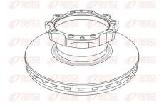 Brzdový kotouč KAWE NCA1174.20