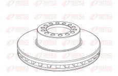 Brzdový kotouč KAWE NCA1175.20