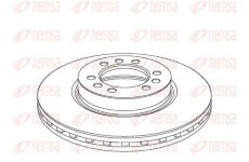Brzdový kotouč KAWE NCA1180.20