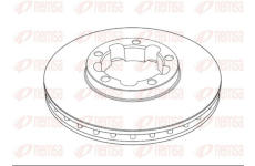 Brzdový kotouč KAWE NCA1190.20