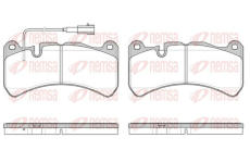 Sada brzdových destiček, kotoučová brzda KAWE 1192 11