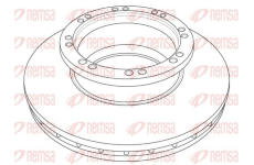 Brzdový kotouč KAWE NCA1215.20