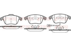Sada brzdových destiček, kotoučová brzda KAWE 1219 21