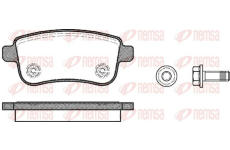 Sada brzdových destiček, kotoučová brzda KAWE 1387 00