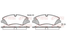Sada brzdových destiček, kotoučová brzda KAWE 1409 00
