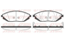 Sada brzdových destiček, kotoučová brzda KAWE 1472 02