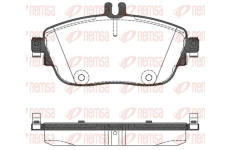 Sada brzdových destiček, kotoučová brzda KAWE 1485 08