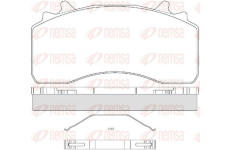 Sada brzdových destiček, kotoučová brzda KAWE JCA1526.00