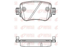 Sada brzdových destiček, kotoučová brzda KAWE 1549 08