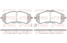 Sada brzdových destiček, kotoučová brzda KAWE 1559 00