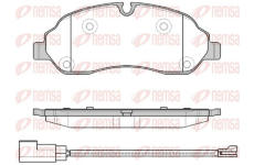 Sada brzdových destiček, kotoučová brzda KAWE 1602 02