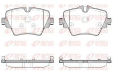 Sada brzdových destiček, kotoučová brzda KAWE 1625 08