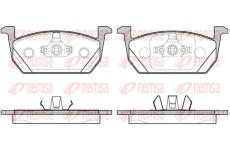 Sada brzdových destiček, kotoučová brzda KAWE 1710 00