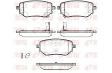 Sada brzdových destiček, kotoučová brzda KAWE 1802 02