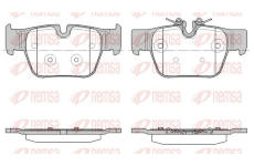 Sada brzdových destiček, kotoučová brzda KAWE 1868 00