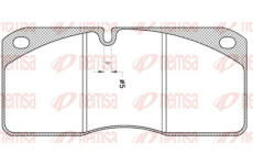 Sada brzdových destiček, kotoučová brzda KAWE JCA278.21