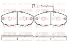 Sada brzdových destiček, kotoučová brzda KAWE 0960 21
