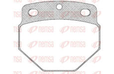 Sada brzdových destiček, kotoučová brzda KAWE JCA327.00