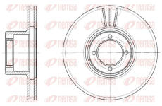 Brzdový kotouč KAWE 6009 10