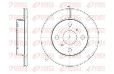 Brzdový kotouč KAWE 6026 10