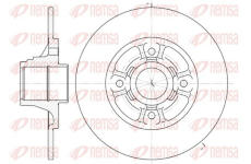 Brzdový kotouč KAWE 6073 00