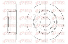 Brzdový kotouč KAWE 6095 00
