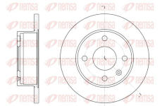 Brzdový kotouč KAWE 6103 00