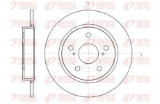 Brzdový kotouč KAWE 61044 00
